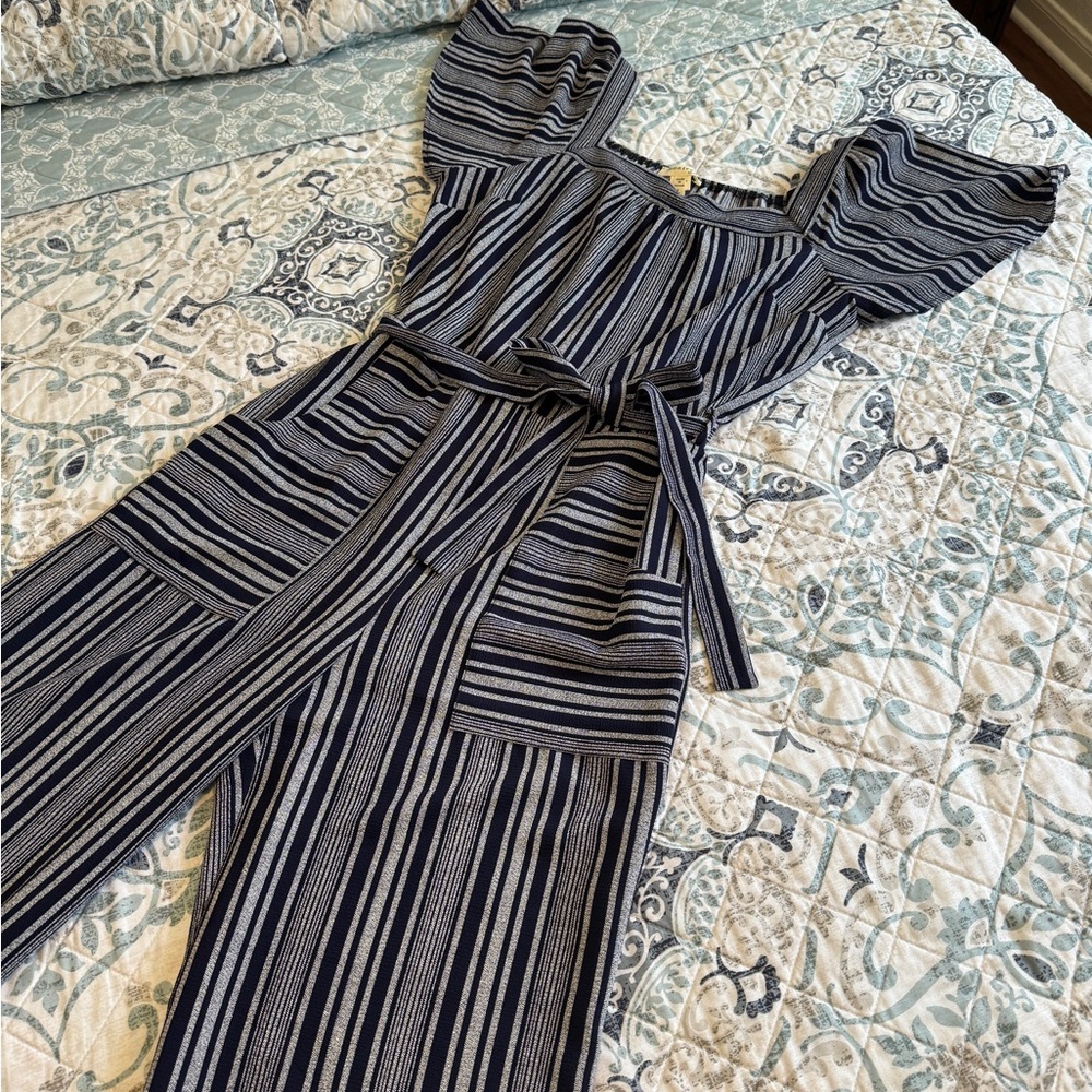 Striped romper